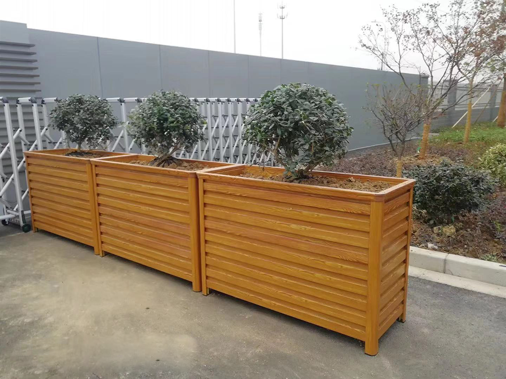 戶(hù)外仿木花箱